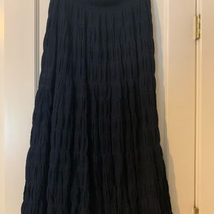 Max Studio Navy Blue Skirt